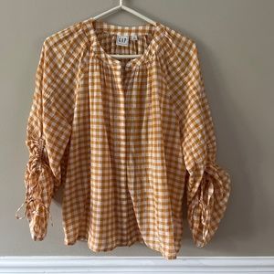 Gingham spring/summer blouse